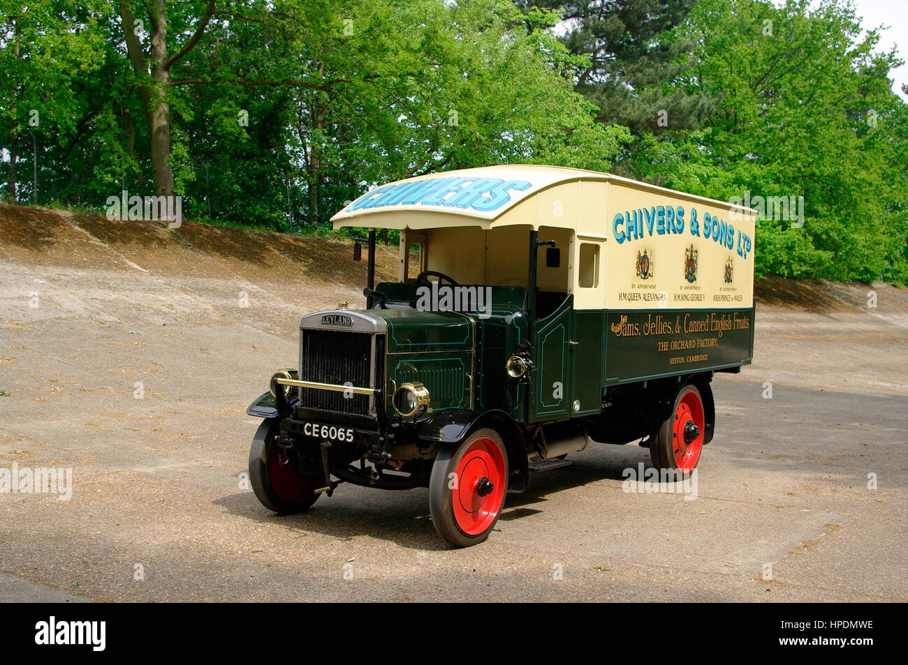1919 Leyland Type fort Raf Van Banque D'Images