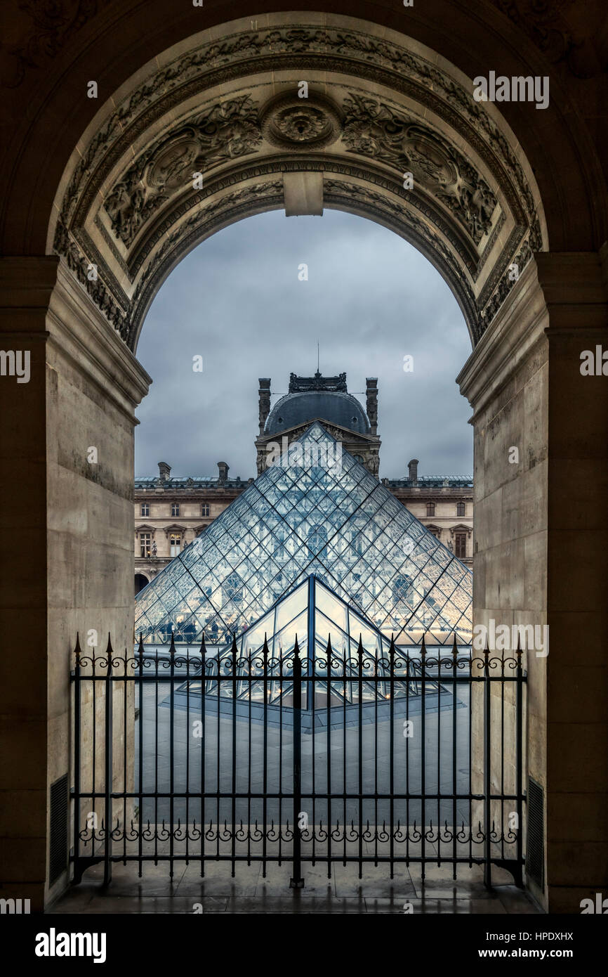 Musée du Louvre Banque D'Images
