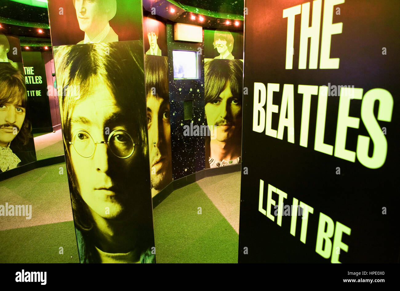L'exposition Beatles Story. Albert Dock. Liverpool. L'Angleterre. UK Banque D'Images