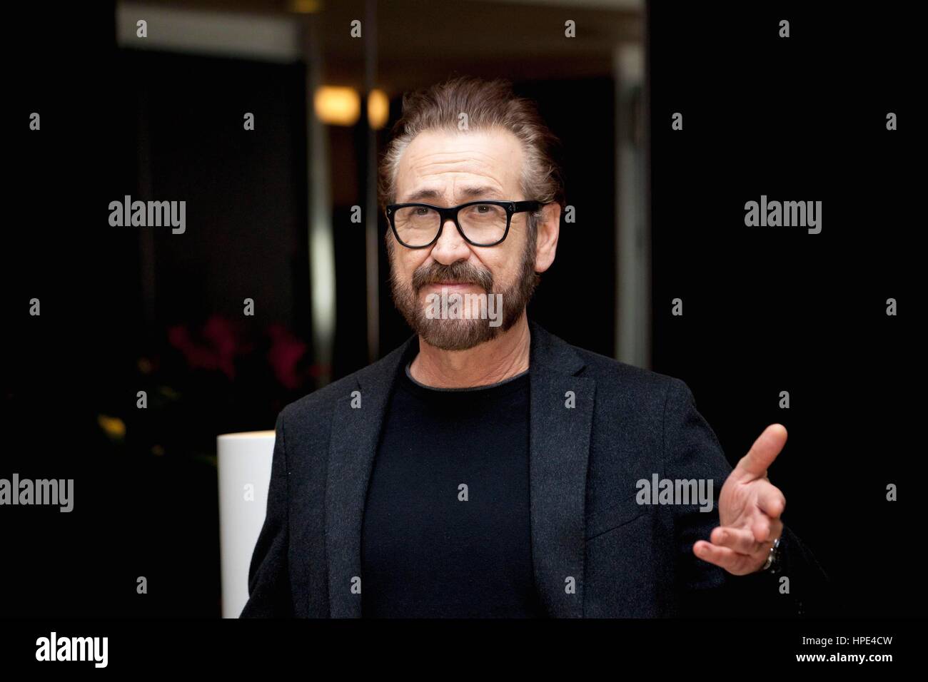 L'Italie, Rome, 20 février 2017 : acteur Marco Giallini au photocall du film italien ' Beata Ignoranza ' Photo © Raffaella Midiri/Sintesi/Alamy Banque D'Images