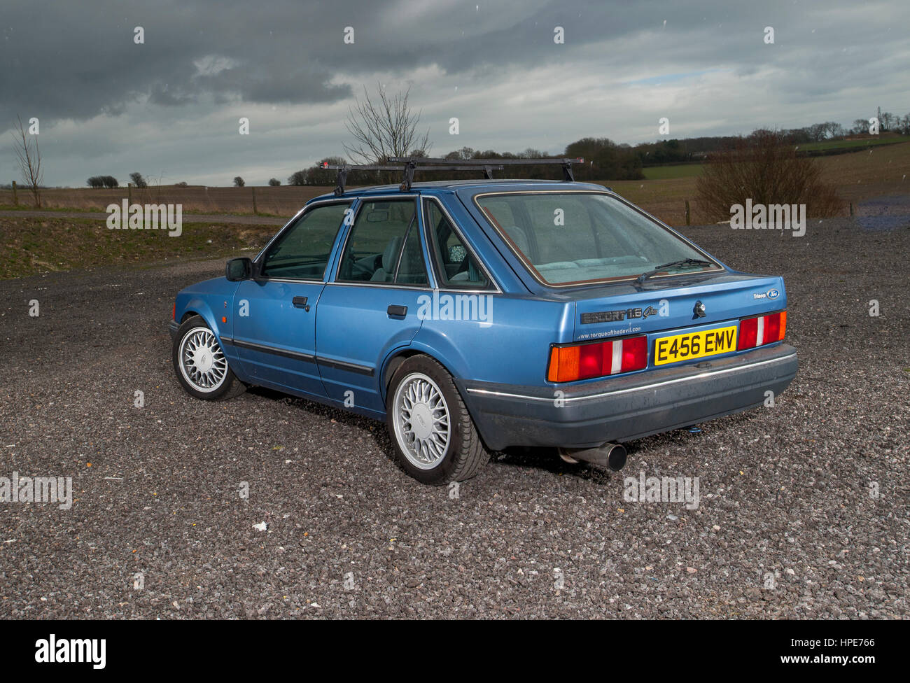 1987 Ford Escort Mk4 Banque D'Images