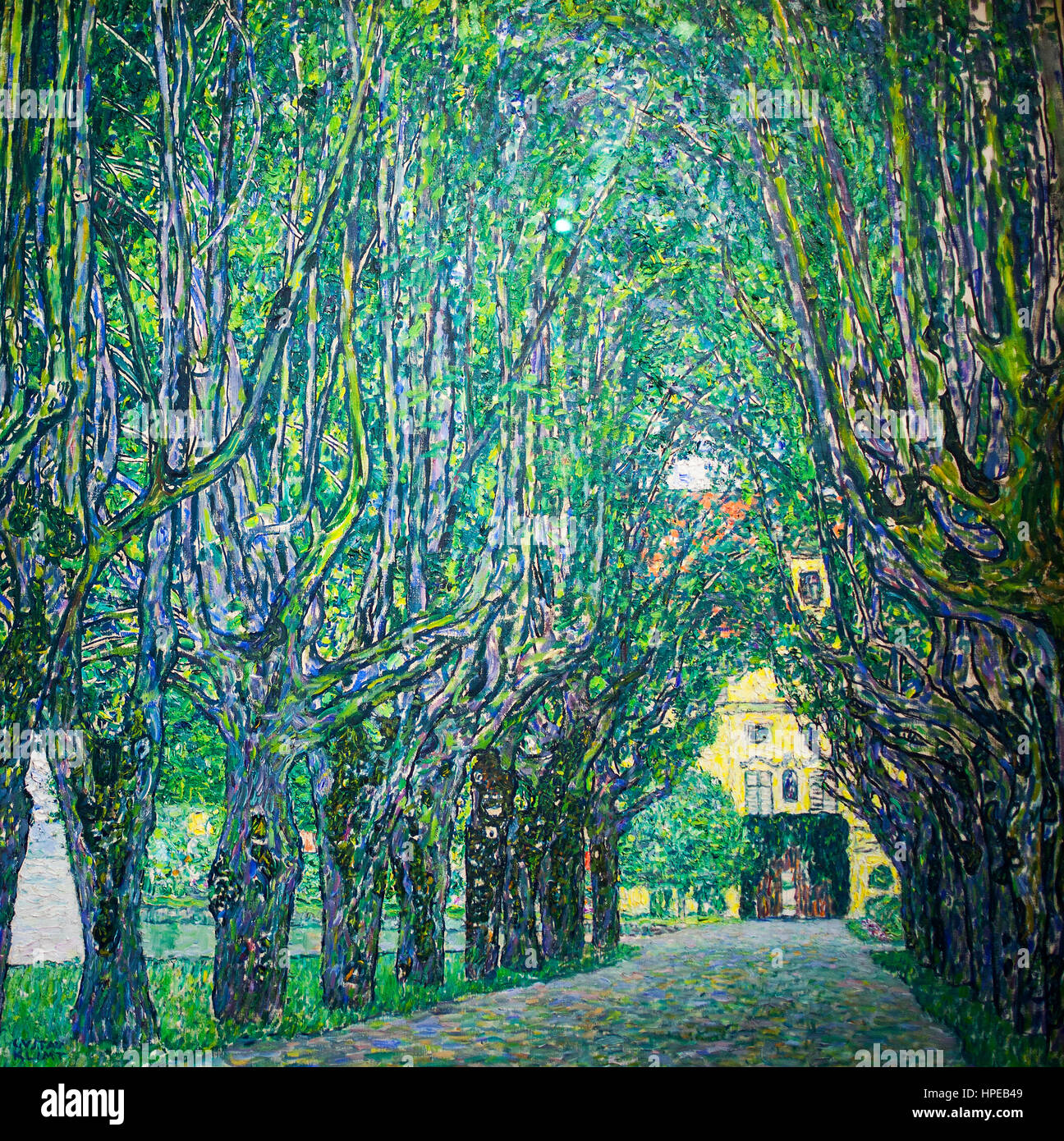 Avenue, en face du château Kammer,Gustav Klimt,Leopold Museum, Vienne, Autriche, Europe Banque D'Images