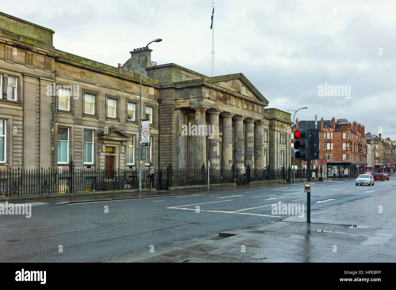 Palais de justice de Glasgow, Ecosse Banque D'Images