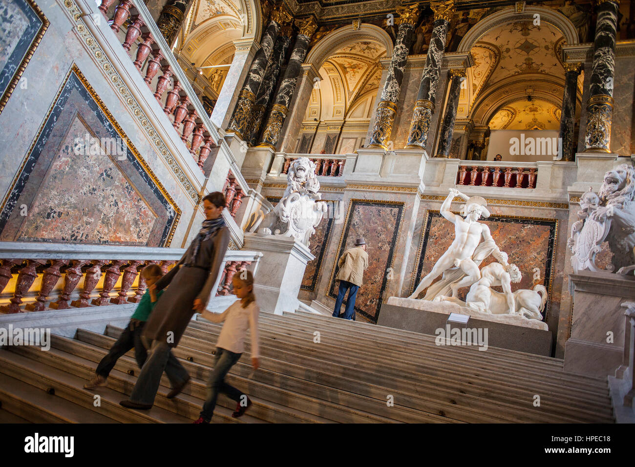 Le Kunsthistorisches Museum, musée d'histoire de l'art, Vienne, Autriche, Europe Banque D'Images