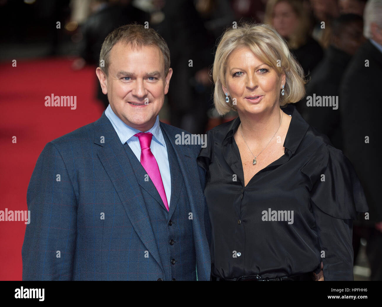 Londres, Royaume-Uni. 21 Février, 2017. Hugh Bonneville et Lucinda Evans assiste à la première UK de House du vice-roi au Curzon Mayfair le 21 février 2017 à Londres, Angleterre Crédit : Gary Mitchell/Alamy Live News Banque D'Images