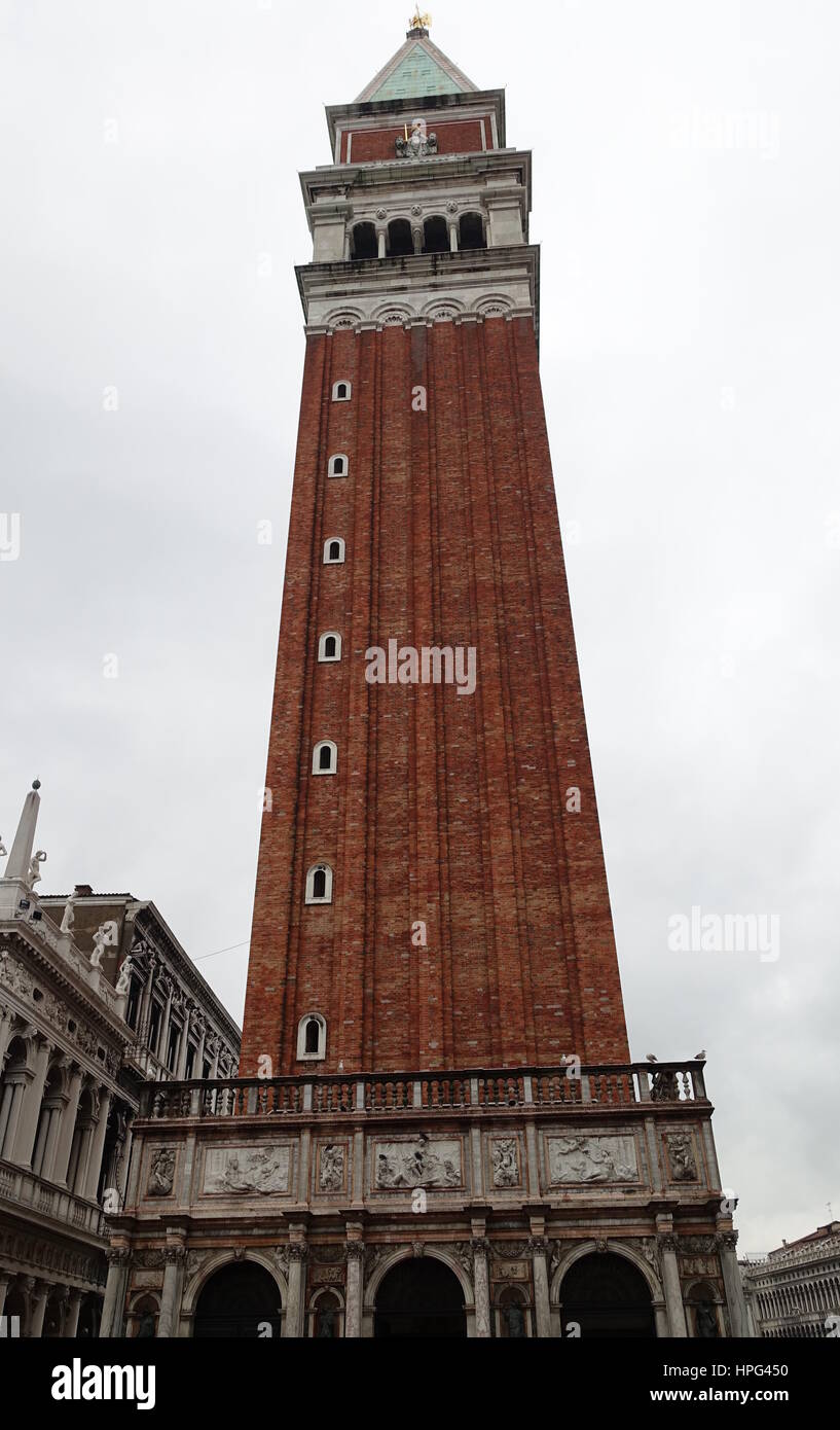 Clocher de la Piazza San Marco, Venise, Italie Banque D'Images