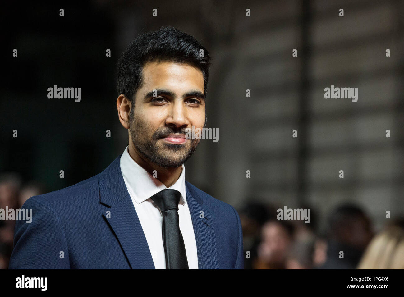 Londres, Royaume-Uni. 21 février 2017. Jaz Deol. Tapis rouge pour le Royaume-Uni des arrivées première de vice-roi à l'Curzon Mayfair. Banque D'Images