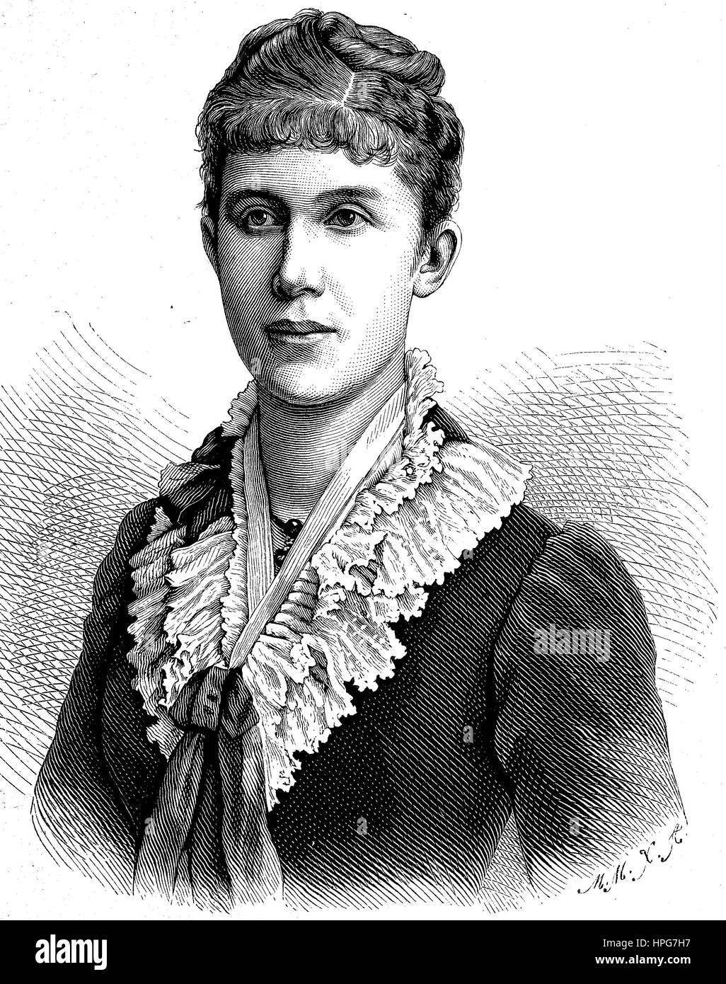 La princesse Hilda Wilhelmine Charlotte de Nassau, 1864 1952, a été