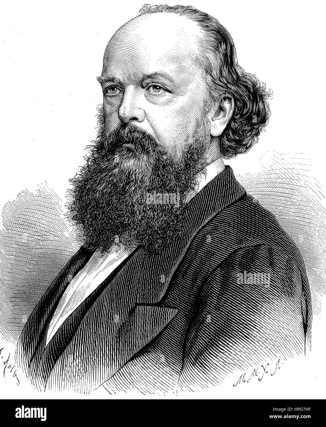 Karl Cauer, 1828 - 1885, sculpteur allemand, Karl Cauer, 1828 - 1885, Deutscher Bildhauer numérique, l'amélioration de la reproduction d'une gravure sur bois à partir de l'année 1885 Banque D'Images