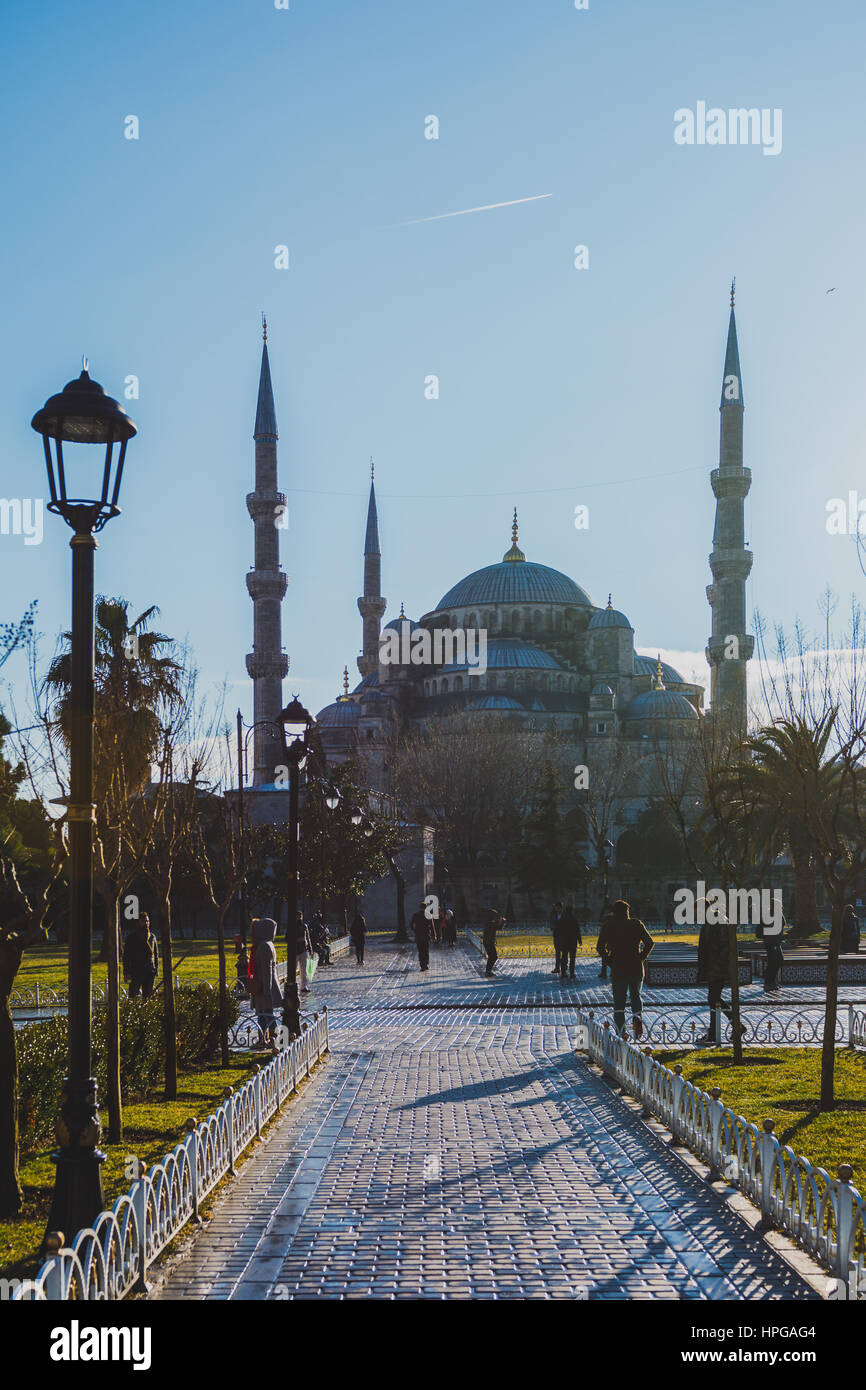 La Mosquée Bleue (Sultanahmet camii) Banque D'Images