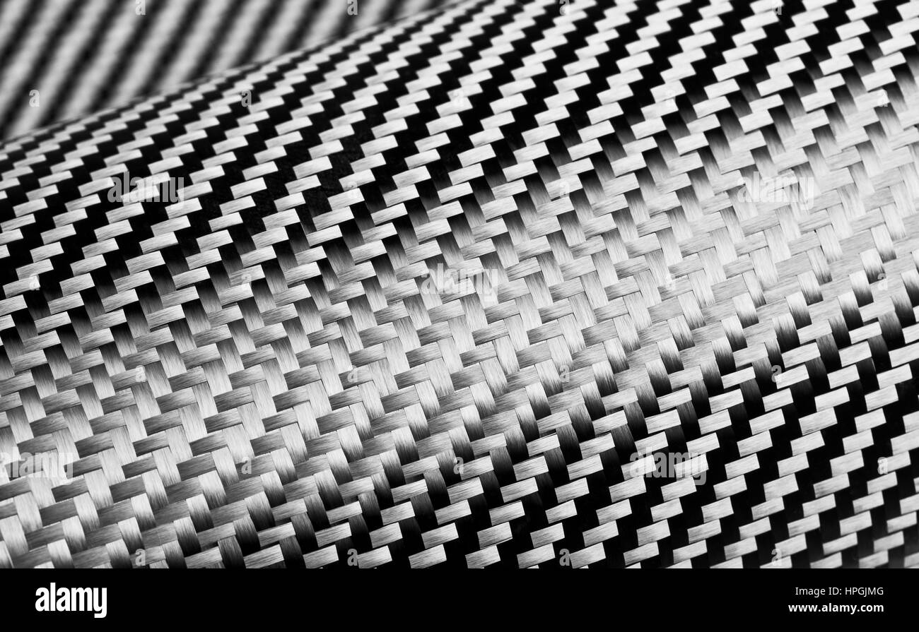 Image 3D de la texture de la fibre de carbone classique Banque D'Images