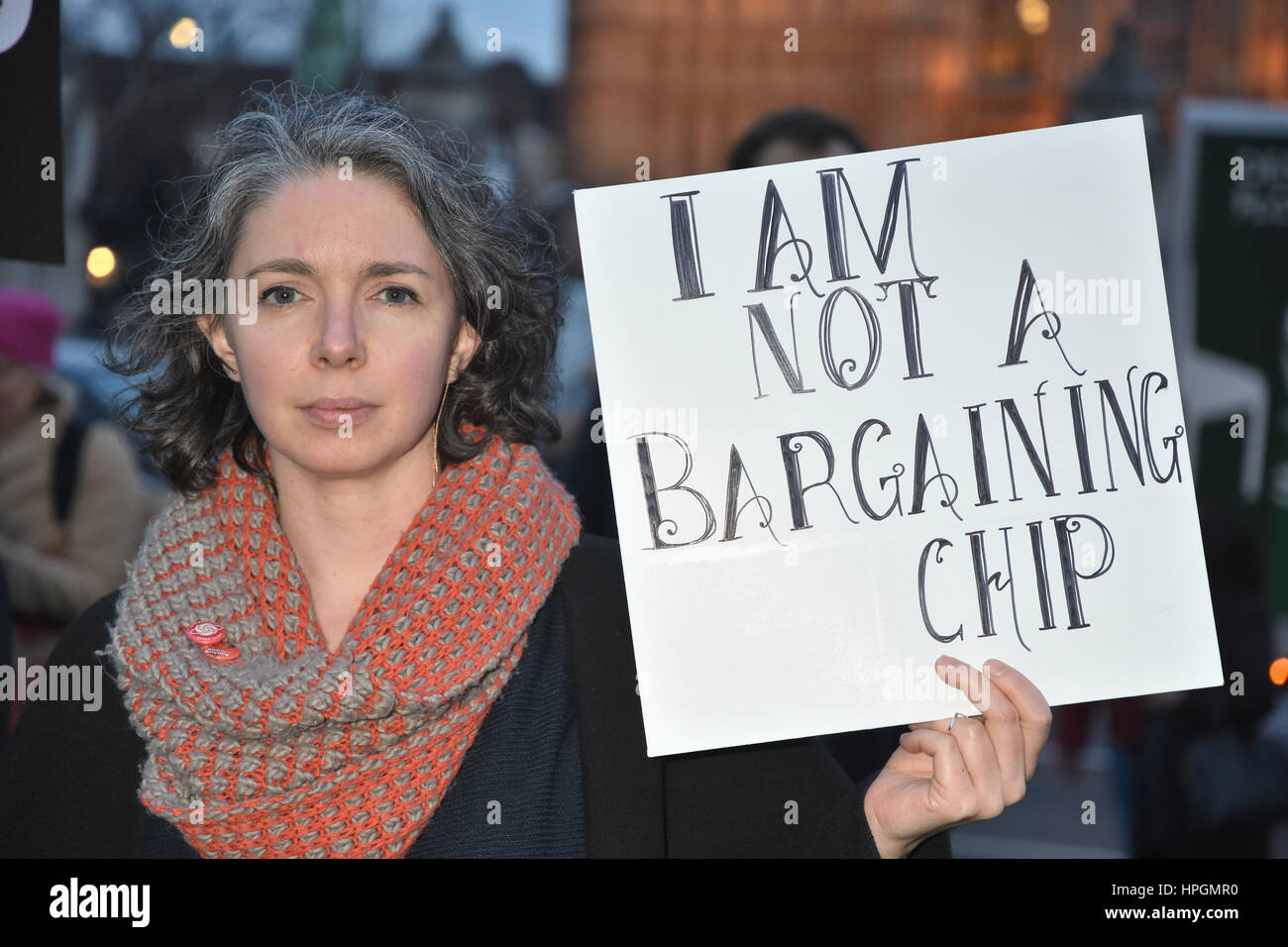 Anti-Trump,de protestation Place du Parlement,London.UK Banque D'Images