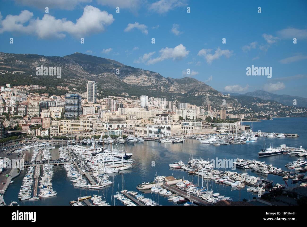 Le Port de Monte Carlo Banque D'Images