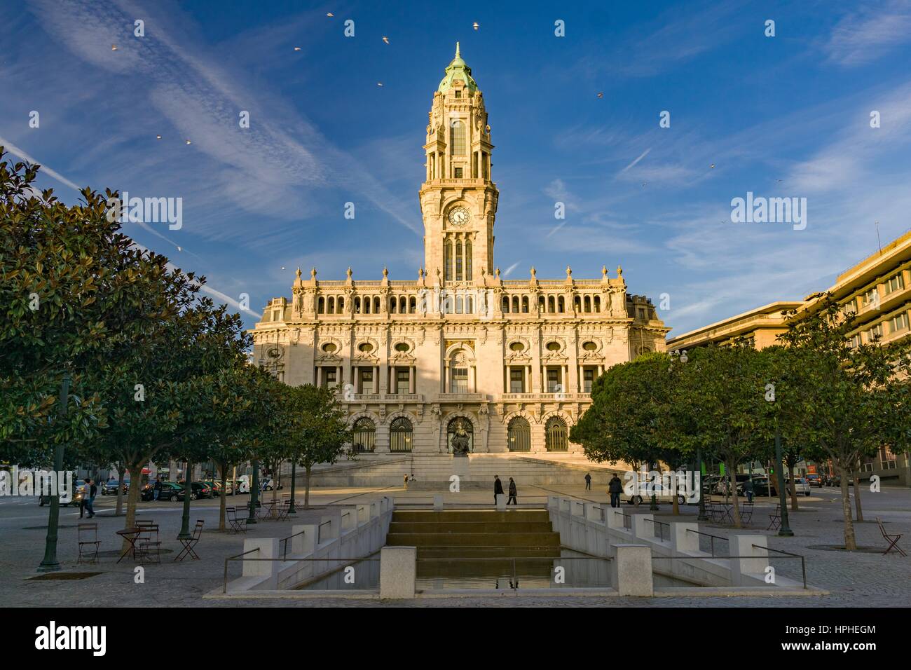 Centre de Porto Banque D'Images