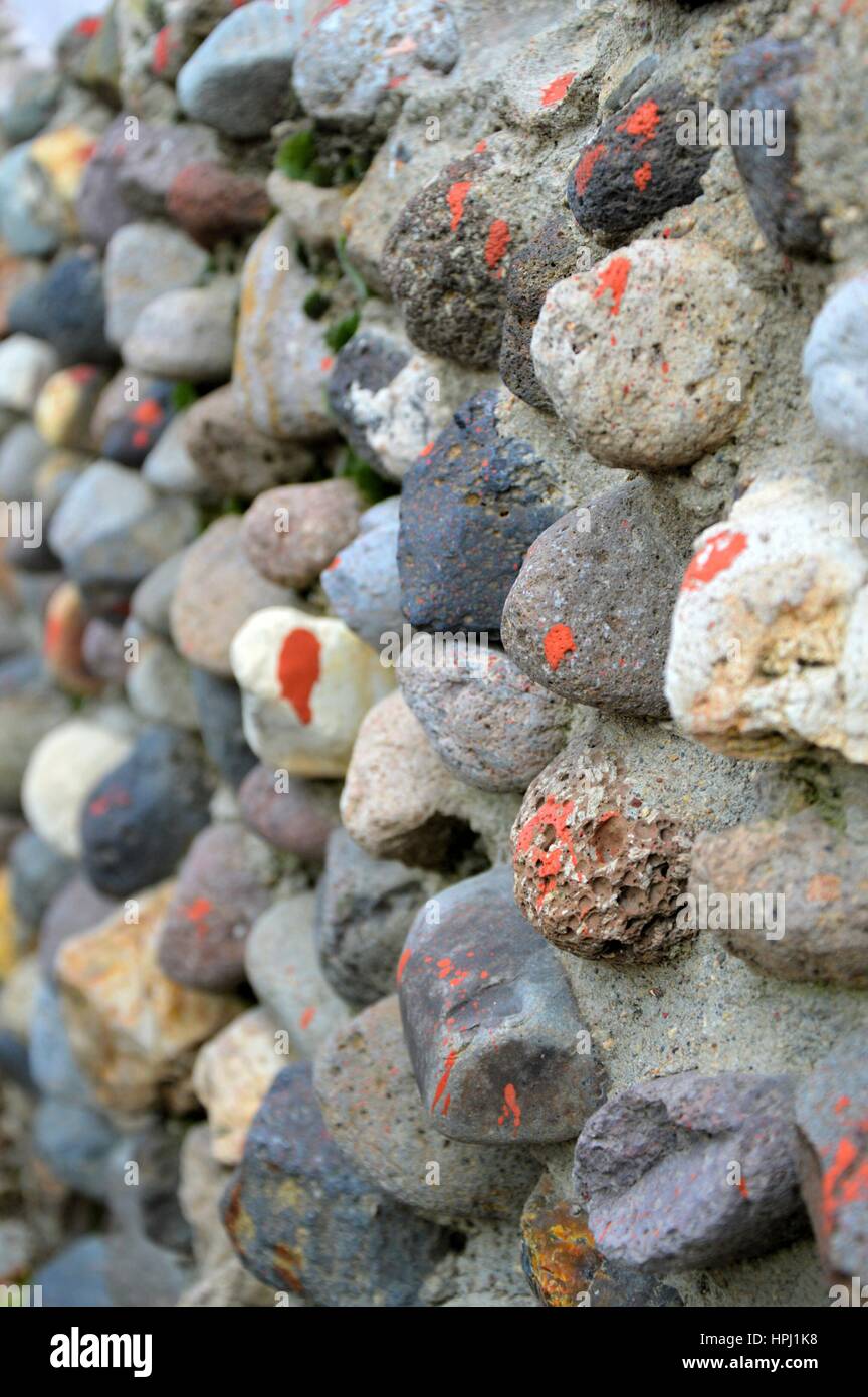 Repéré little rock wall Banque D'Images