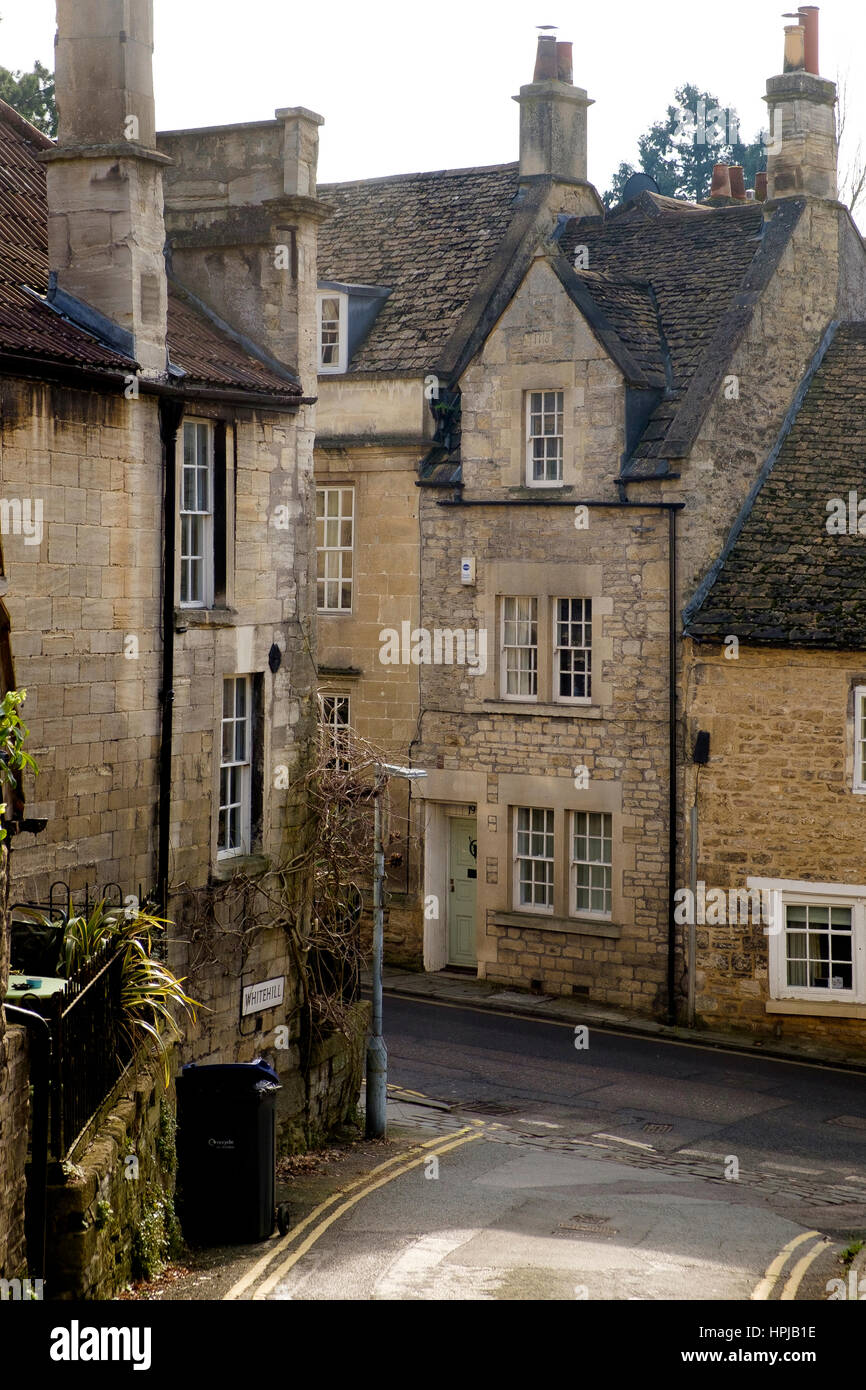 Whitehill rencontre Silver Street, de l'architecture dans les rues étroites de Bradford on Avon Banque D'Images