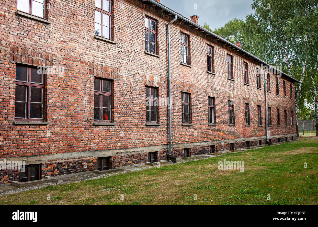 Camp de concentration. Auschwitz. La Pologne. Banque D'Images