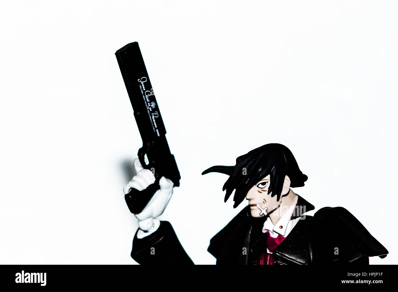 Alucard avec son arme (Harry Potter) Banque D'Images