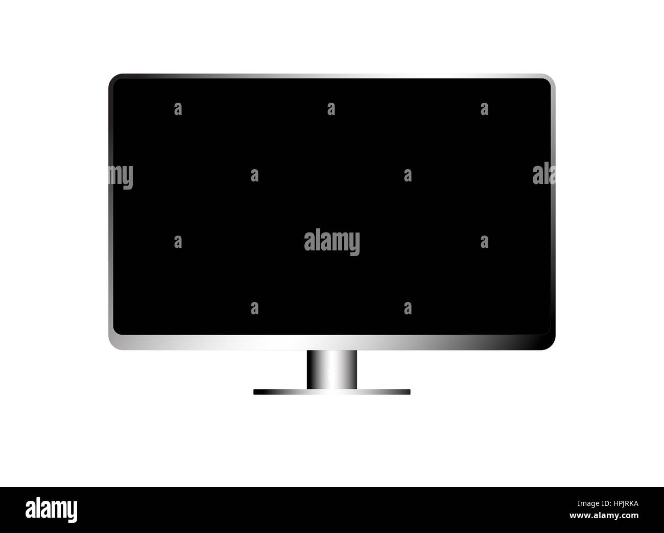 Smart TV avec grand écran Banque D'Images