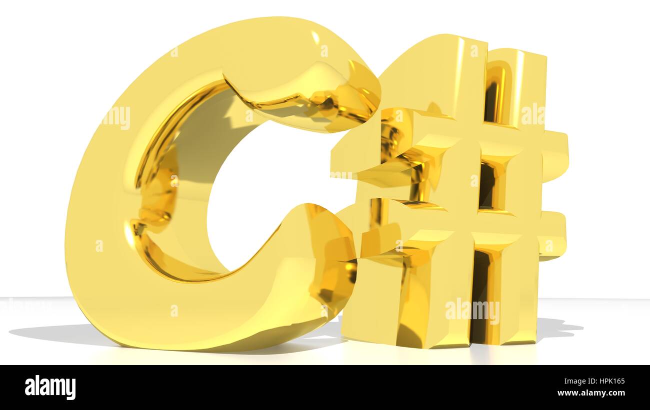 C# or Banque D'Images