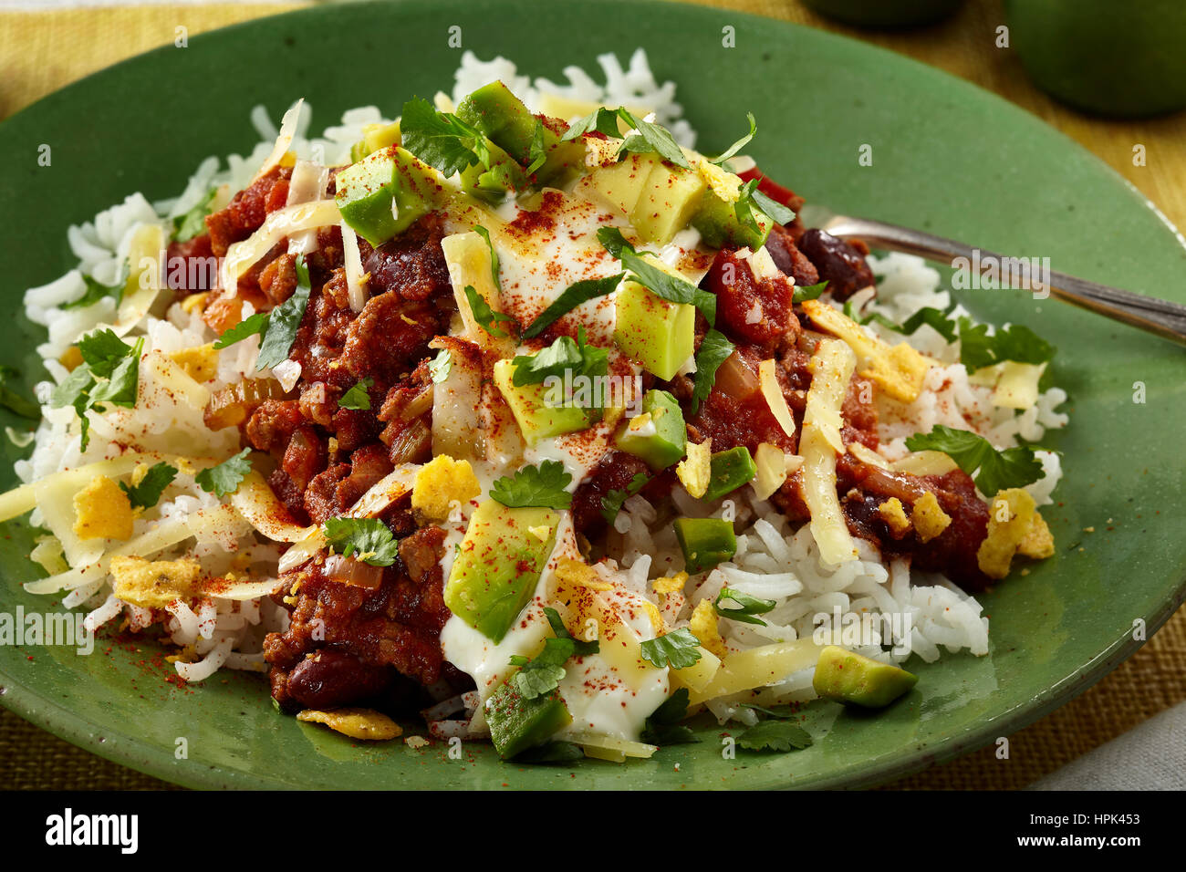 Chili con carne Banque D'Images