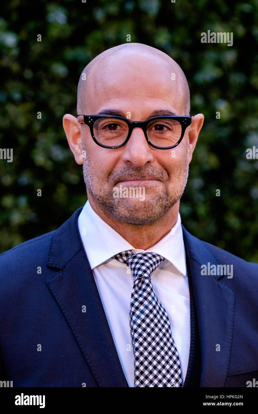 Londres, Royaume-Uni. 23 Février, 2017. L'acteur Stanley Tucci assiste à la Disney's 'La Belle et la bête' - UK Lancement le 23/02/2017 à Spencer House, . Les personnes sur la photo : Stanley Tucci. Photo par : Julie Edwards/Alamy Live News Banque D'Images