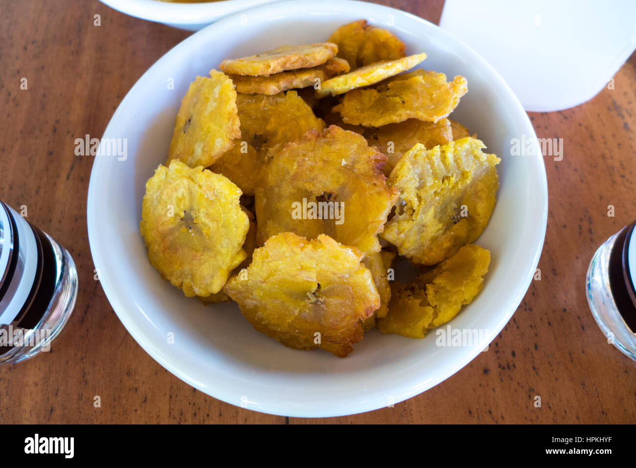 Bananes frites. Costa Rica Banque D'Images