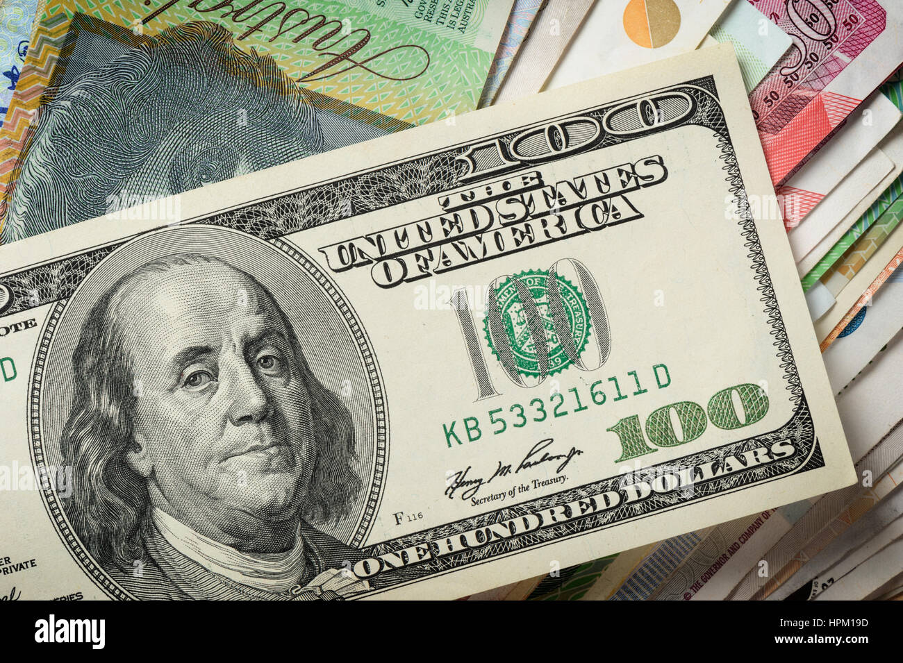 Libre aux États-Unis d'Amérique des dollars (dollars US) Banque D'Images