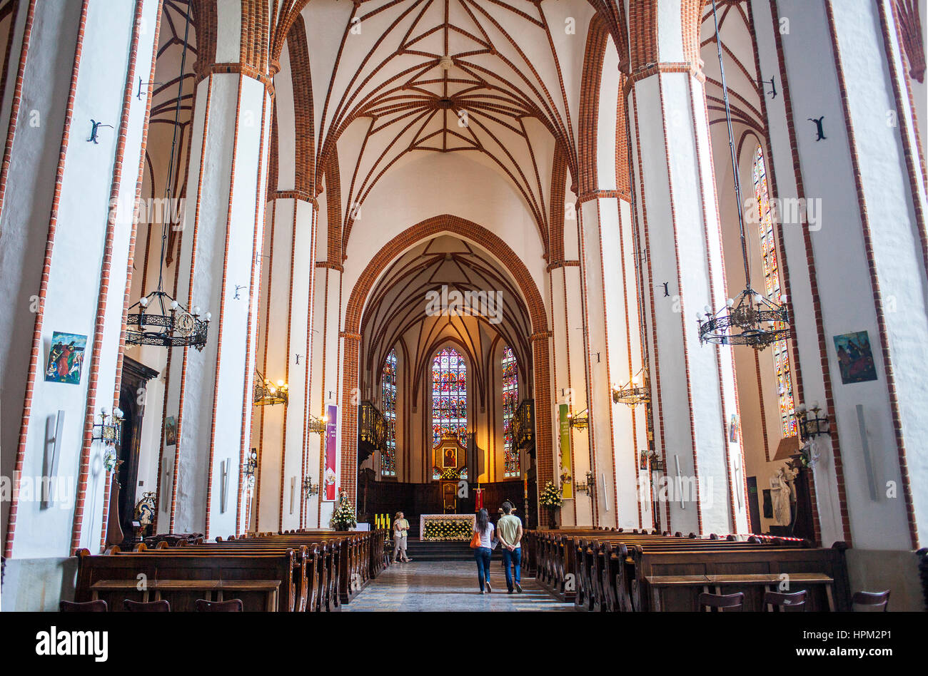 La Basilique Cathédrale du Martyre de saint Jean le Baptiste, Varsovie, Pologne Banque D'Images La Basilique Cathédrale du Martyre de saint Jean le Baptiste, Varsovie, Pologne Banque D'Images