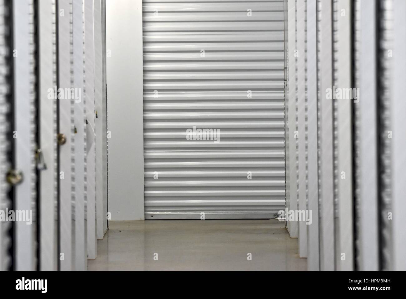 Contrôle climatique self storage unit Banque D'Images
