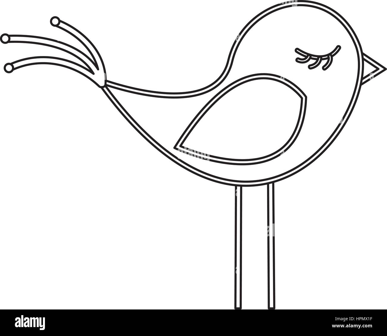 Canaries stock icône silhouette Illustration de Vecteur