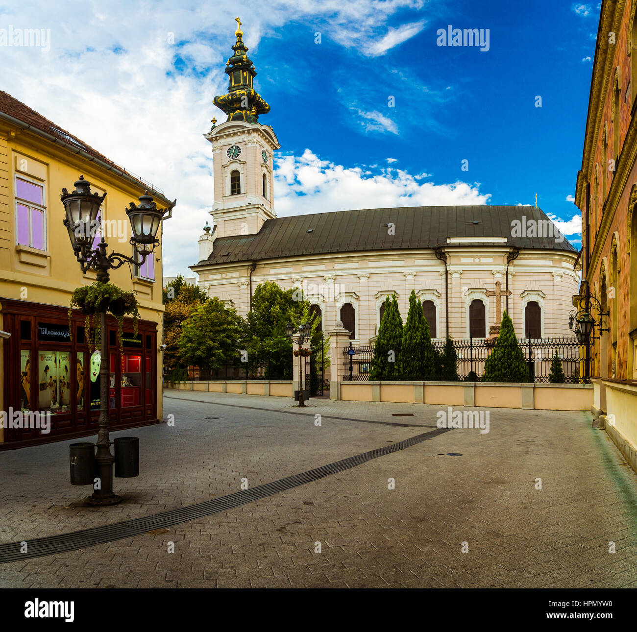 Novi Sad en Serbie Banque D'Images