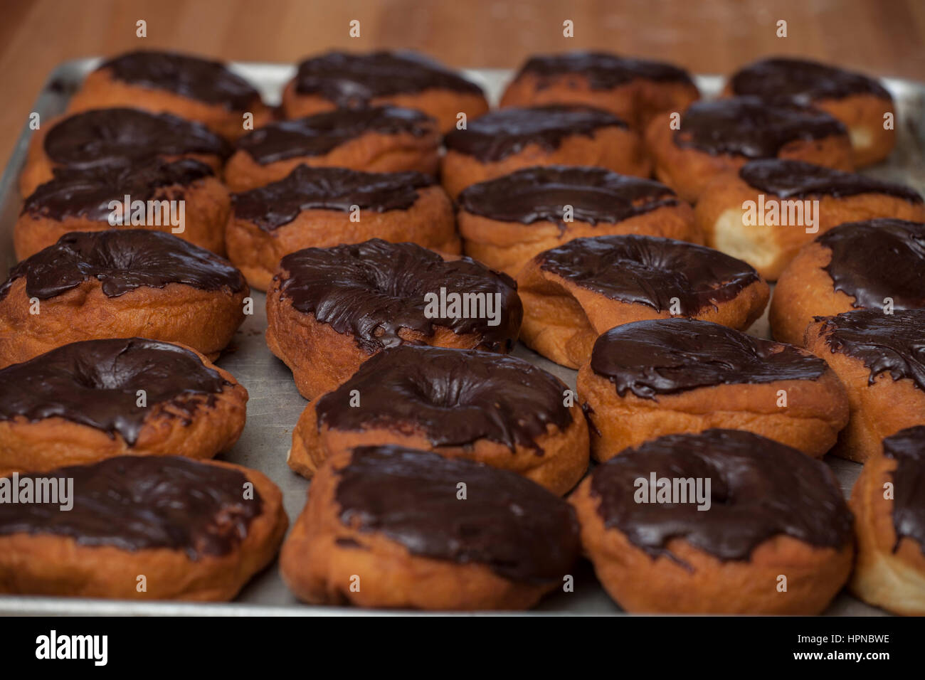 Beignets de crème glacée Banque D'Images