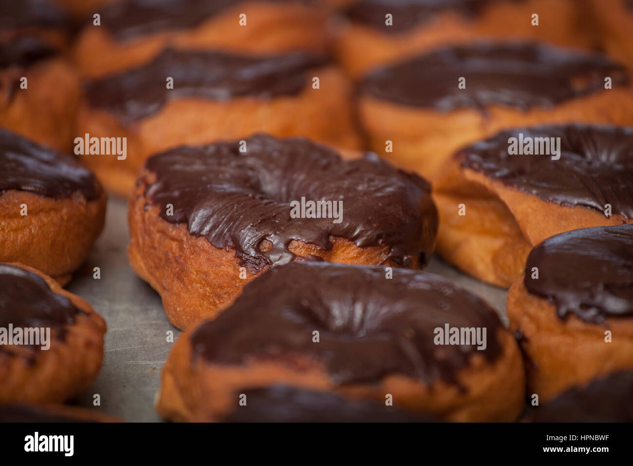 Beignets de crème glacée Banque D'Images