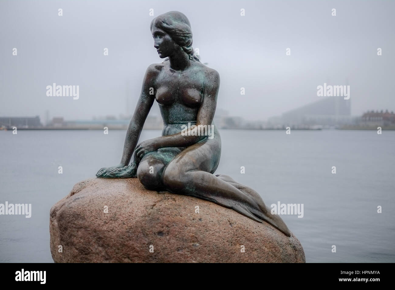 Petite Sirène, Den lille havfrue, Copenhague Banque D'Images Petite Sirène, Den lille havfrue, Copenhague Banque D'Images