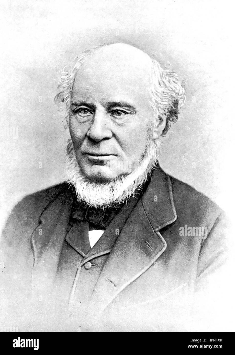 JOHN FOWLER (1817-1898), ingénieur des chemins de fer anglais. Photo : Bibliothèque du Congrès Banque D'Images