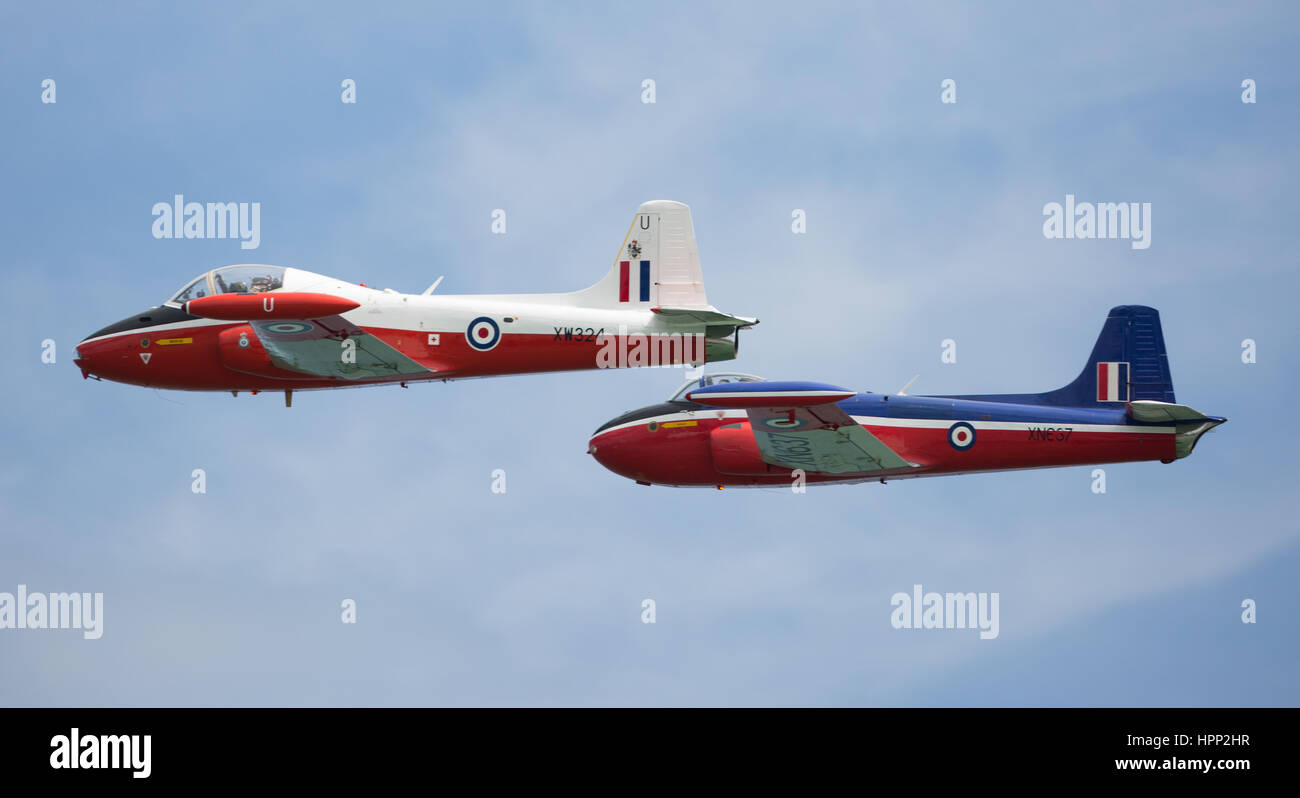 BAC de chasse Grand Jet 2 avions d'entraînement de jet de siège Banque D'Images