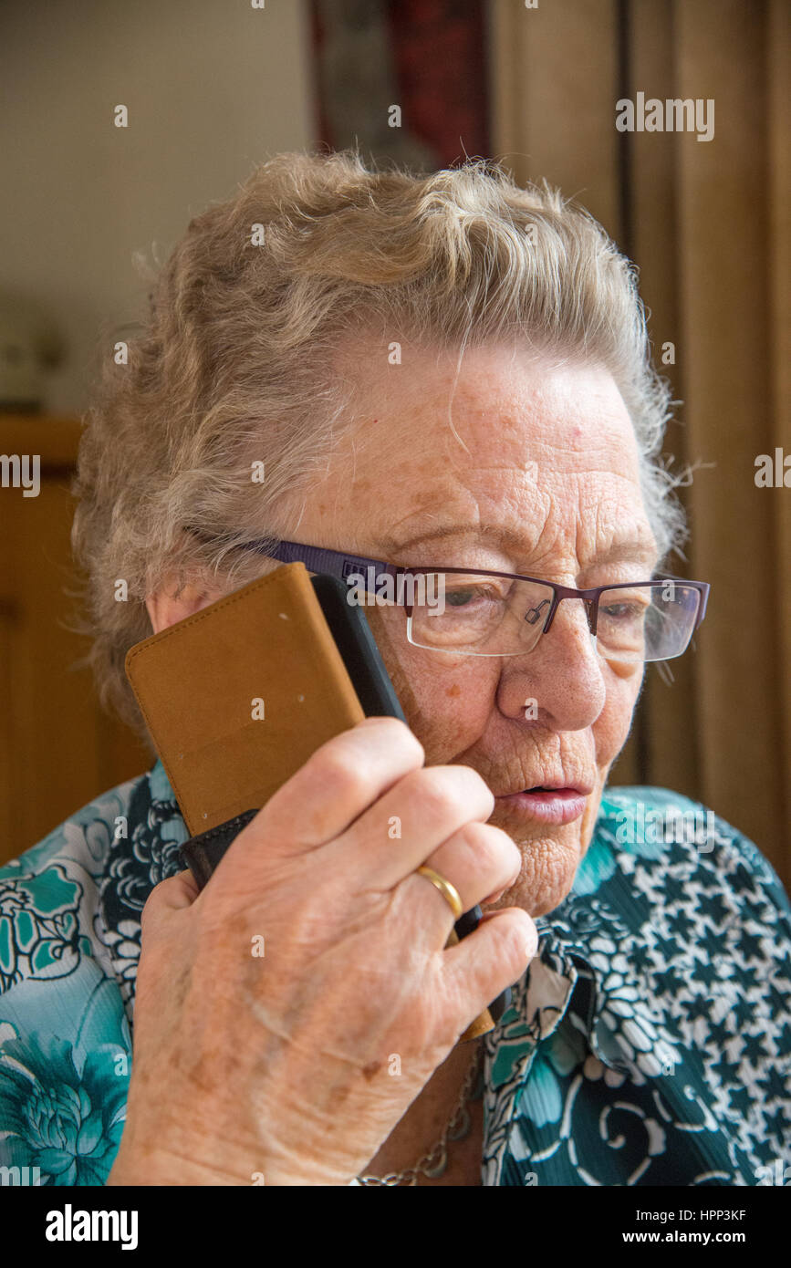 Femme de race blanche de avec Banque D'Images