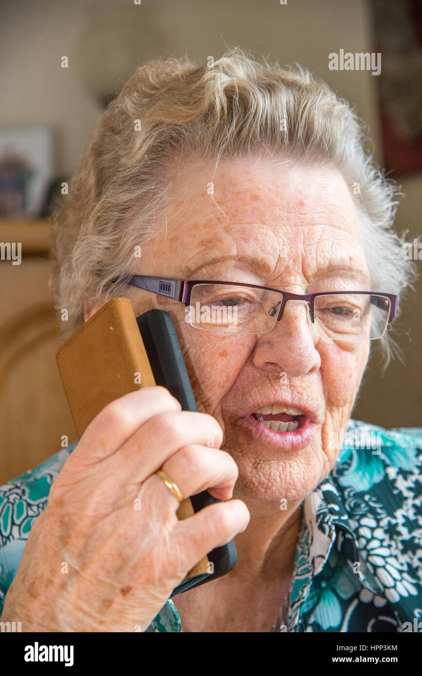 Femme de race blanche de avec Banque D'Images