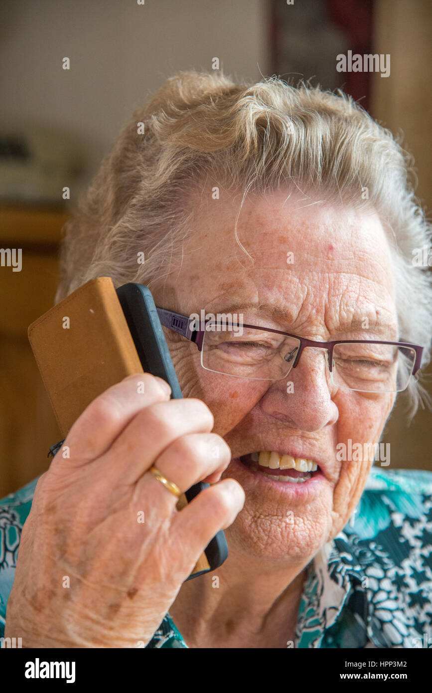 Femme de race blanche de avec Banque D'Images
