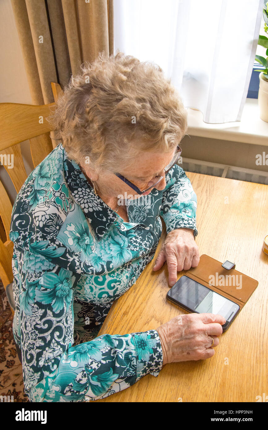 Femme de race blanche de avec Banque D'Images