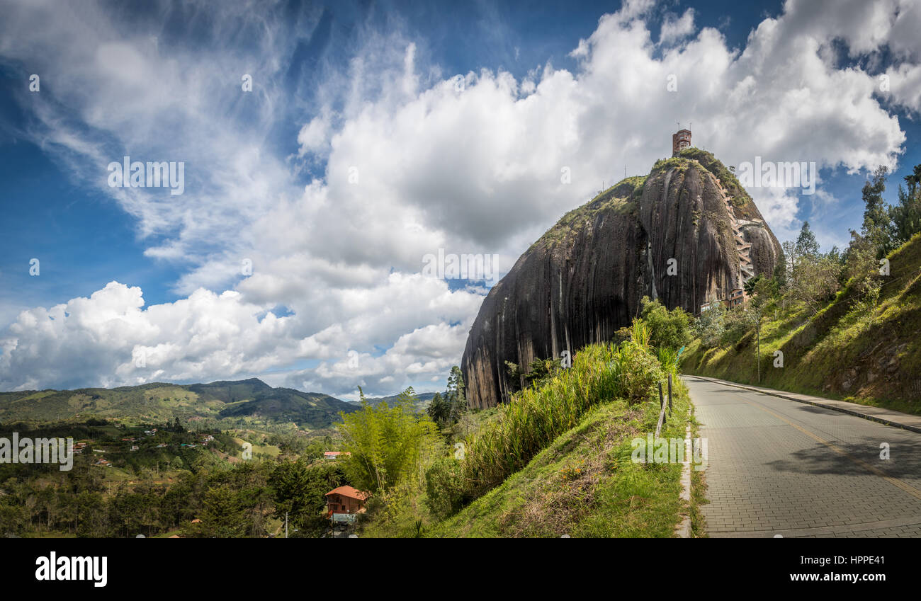 La Piedra (Rock) - Colombie Guatape Banque D'Images