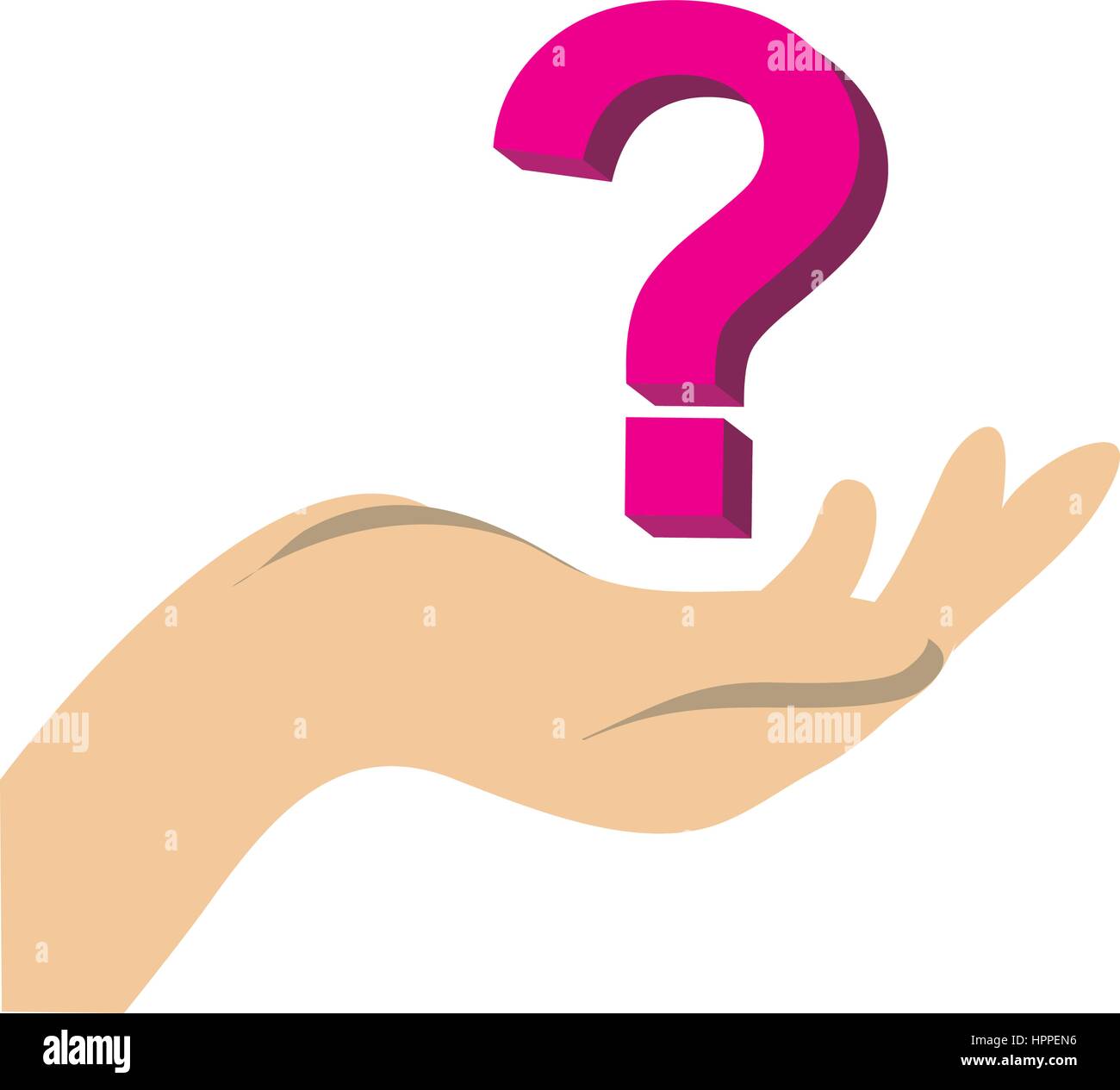 L'icône point d'interrogation Illustration de Vecteur