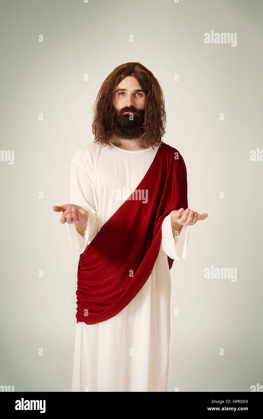 Jésus va prendre tous vos problèmes Banque D'Images