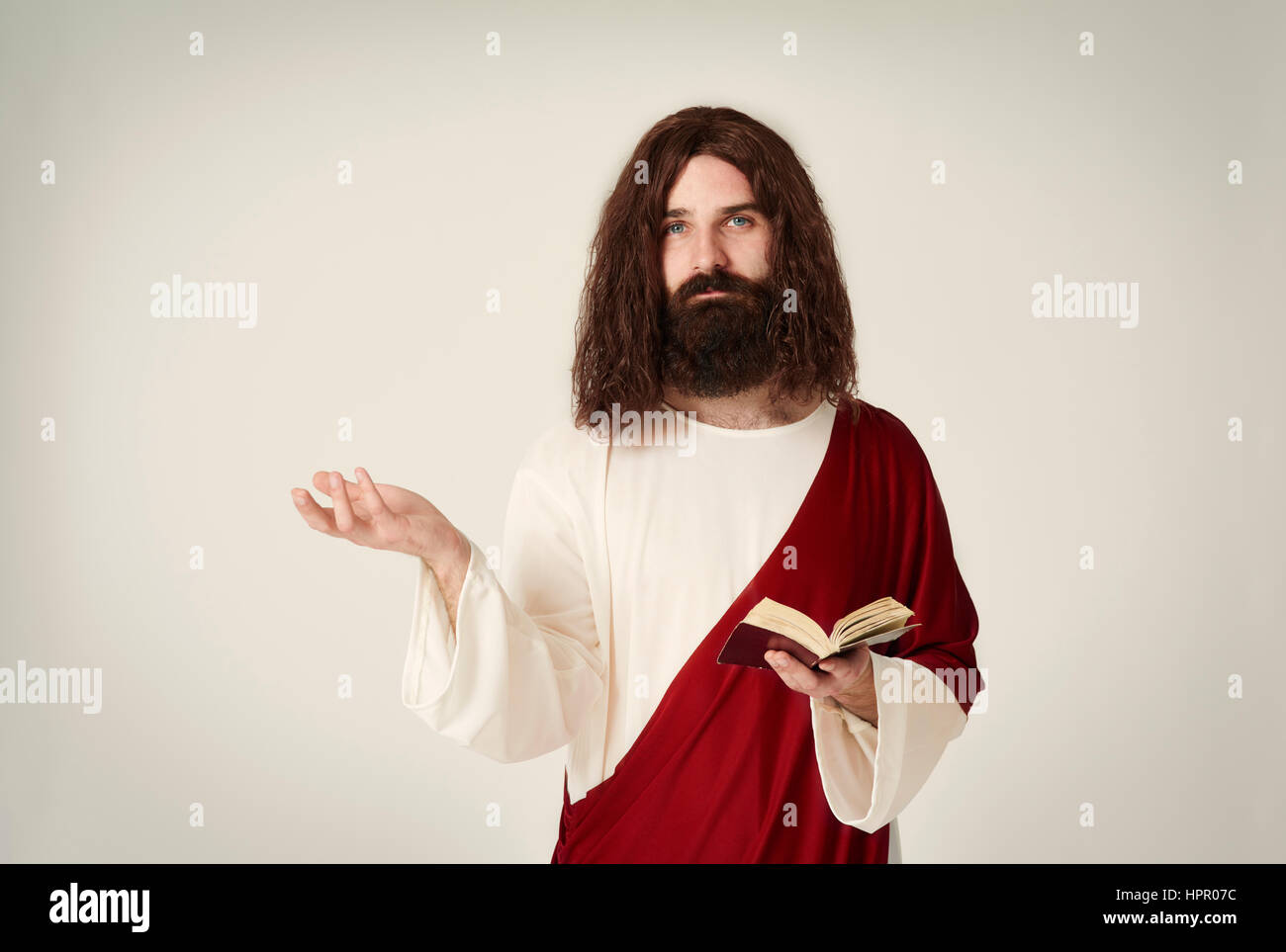 Jésus pratiquait ce qu'il a prêché Banque D'Images