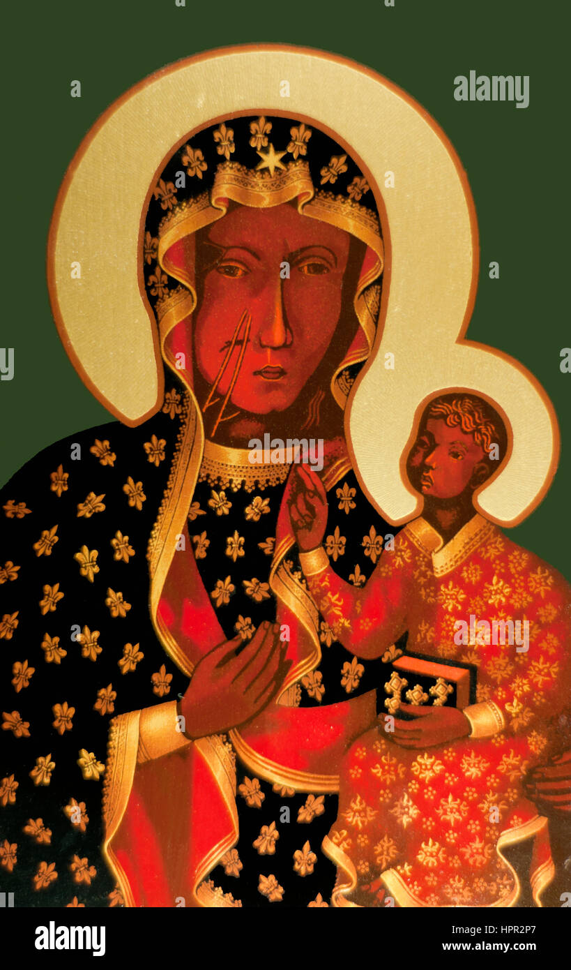 La Vierge noire de Czestochowa est