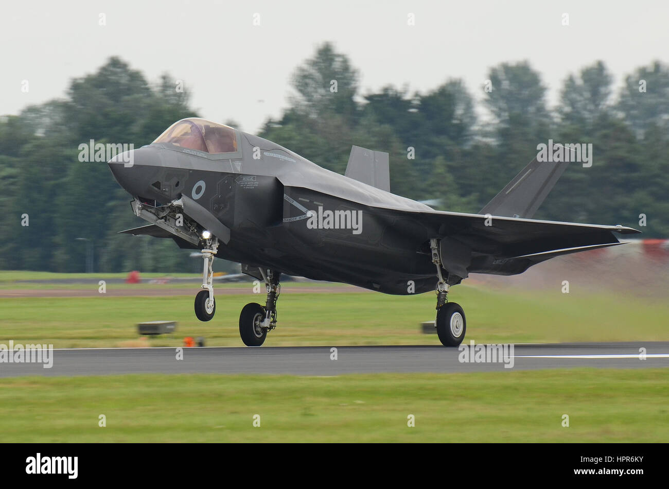 Le premier Lockheed Martin F-35B Lightning II JSF joint Strike Fighter de la RAF. Vu au Royal International Air Tattoo Fairford, spectacle aérien Banque D'Images