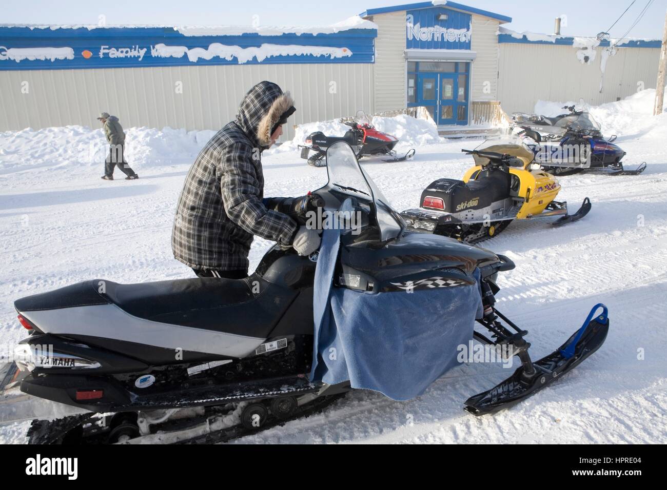 Gjohaven est un territoire inuit dans l'extrême nord du Canada Banque D'Images