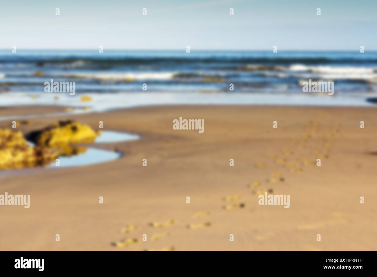 Postereck - 0230 - Traces de pas, sable, soleil, plage, mer