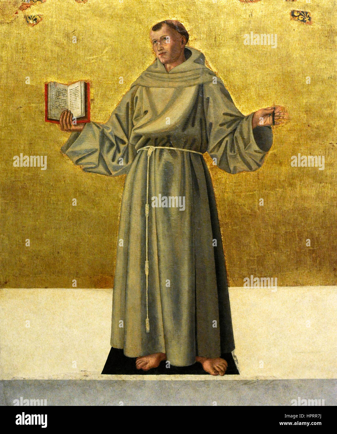 Saint Antoine de Padoue (11951231). Prêtre portugais. Portrait par